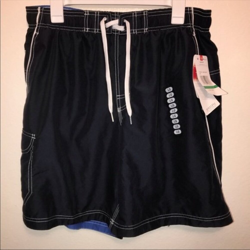 Speedo NWT Men’s Navy Speedry Swim Trunks Large
